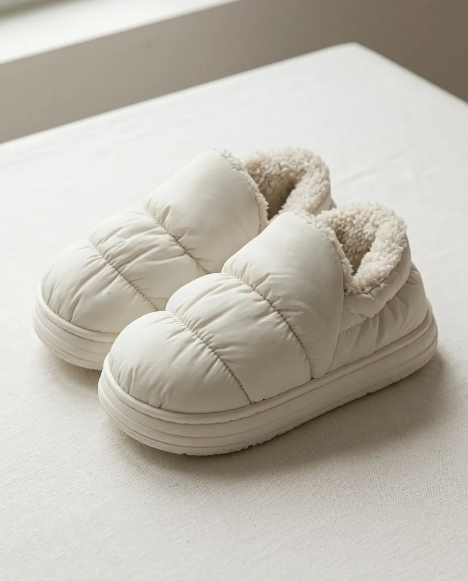 Cloud White Foggy Slippers